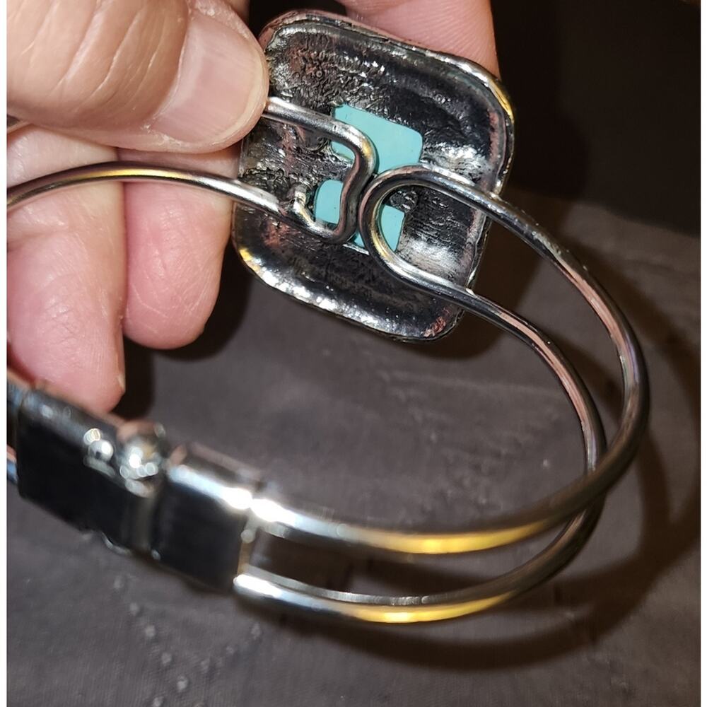 TURQUOISE EUC SILVERADO FASHION BRACELET - Picture 6 of 7